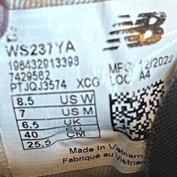 New Balance - 237 - Trainers Shoes - Black/Purple - Women's - 8.5 B - WS237YA - Picture 9 of 9